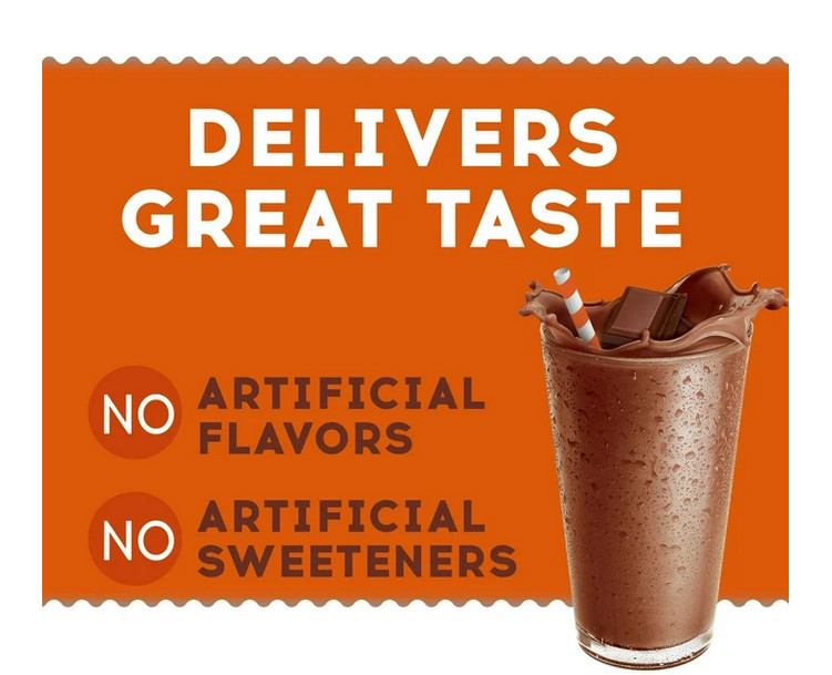 Ovaltine Chocolate Malt Powdered Drink Mix for Hot and Cold Milk Canister 12 oz