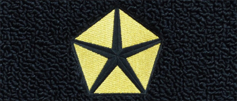 Tapetes de assoalho ACC 1984-1986 Chrysler laser logotipo Chrysler Pentastar 4 peças cutpile - Imagem 2 de 4