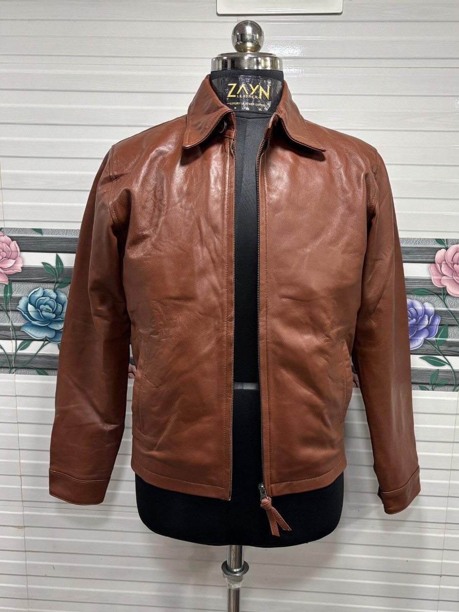 Men's Soft Brown Lambskin Leather Biker Jacket Genuine Leather Motorcycle Jacket | eBay Men's Soft Brown Lambskin Leather Biker Jacket Genuine Leather Motorcycle Jacket | eBay
