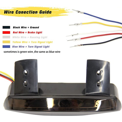 LED Fender Brake Tail Light Turn Signal For Harley Davidson Softail Slim FLS 12+ - Picture 3 of 20