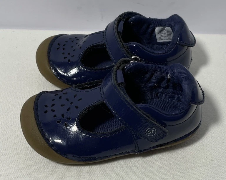 Toddler Stride Rite Soft Motion AMALIE Navy Patent Leather Mary Janes 5 M - Image 2 of 4