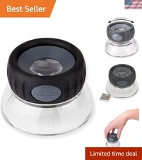 Compact 10.5x Focusable Loupe Magnifier for Collectors and Detail Examination