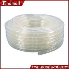 Findmall  PVC Tubing 1/2"ID X 5/8"OD Flexible Clear Hose 100 Feet