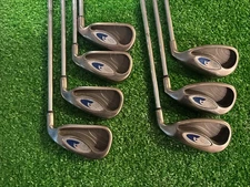 RH Callaway Hawk Eye Iron Set 4-PW ⛳️ Uniflex Steel #E