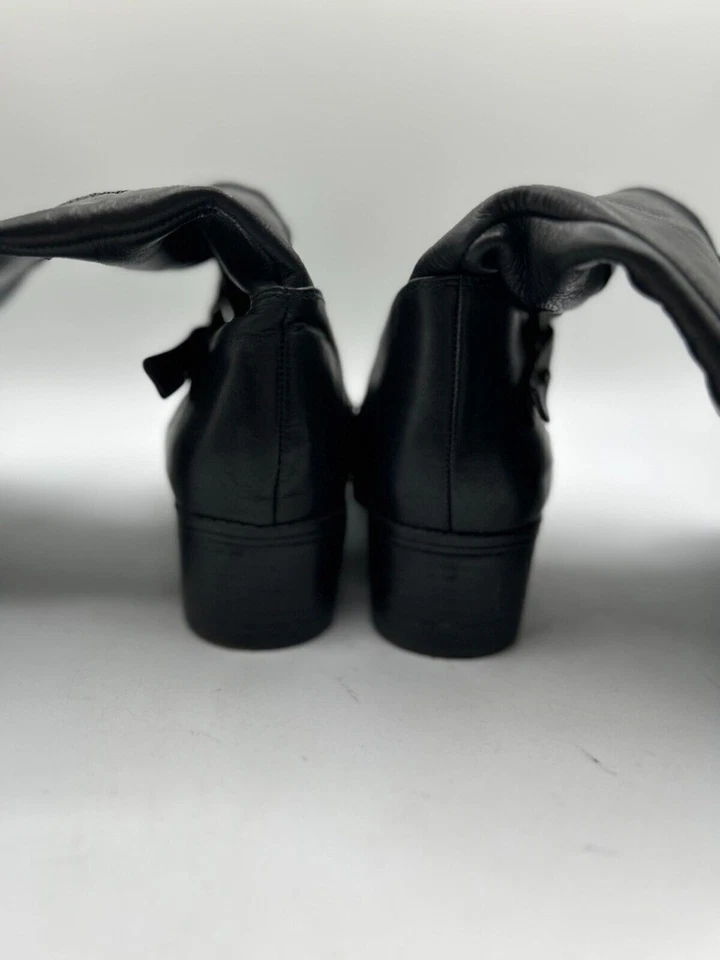 Bandolino Riding Para Mujer Talla 10M Cuero Negro Hasta la Rodilla Cremallera Lateral Puntera Redonda Foto 2 de 4