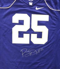 Washington Huskies Bishop Sankey Auto Signed Purple Nike Jersey Size L MCS Holo