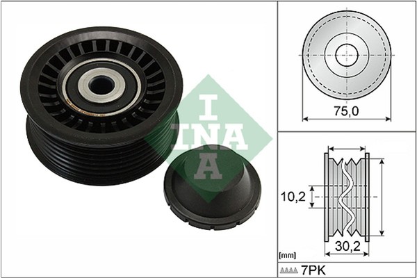 Umlenk-/FüHrungsrolle Keilrippenriemen Schaeffler INA 532 0668 10 FüR Nissan F15-image