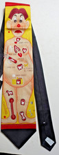 OPERATION GAME Novelty Necktie Tie Ralph Marlin Men's Vintage 100 Silk 1996