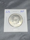 1967 No Mint Mark Kennedy Half Dollar 40% Silver