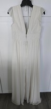 Lulus Bridal I'm All Yours Cream Ruffled Maxi Dress in Size Medium M