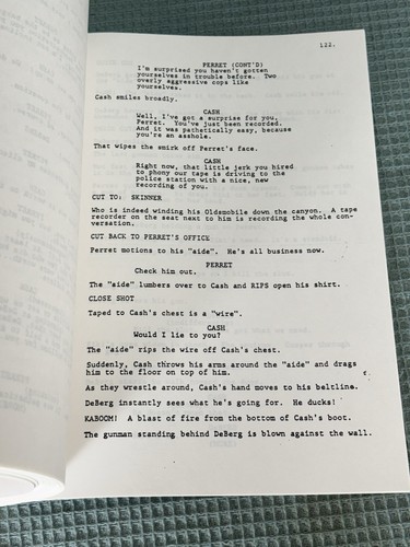 Sylvester Stallone Personally Owned Tango & Cash “Set Up” First Draft Script - Picture 11 of 19