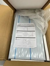 ALFI brand ABN1224-BSS Stainless Steel Vertical Double Shelf Bath Shower Niche