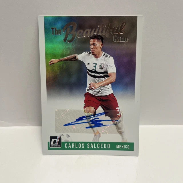 2018/19 Panini Donruss The Beautiful Game Autographs - Carlos Salcedo Mexico