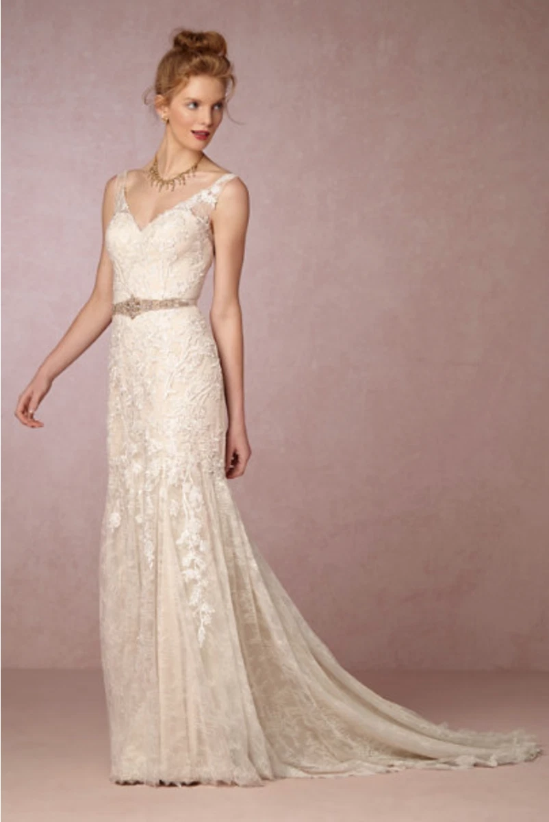 sachin and babi light blue dress BHLDN Wedding Dresses For Sale – Nearly Newlywed main image 1