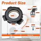 Upgraded W10754448 Washer Clutch Compatible with Whirlpool Maytag Kenmore Crosle