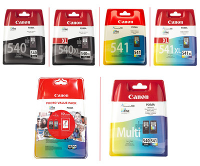 Original Canon PG540 CL541 / PG540XL CL541XL Tintenpatrone für Canon PIXMA Posten