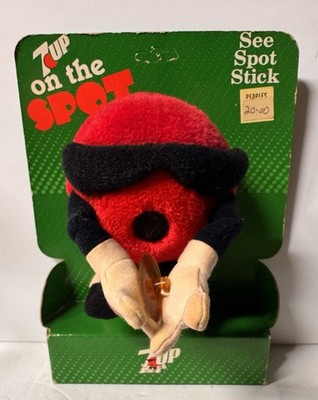 Ultra RARE 1988 7up 'Cool Spot' Plush in Original Packaging! Only Available HERE