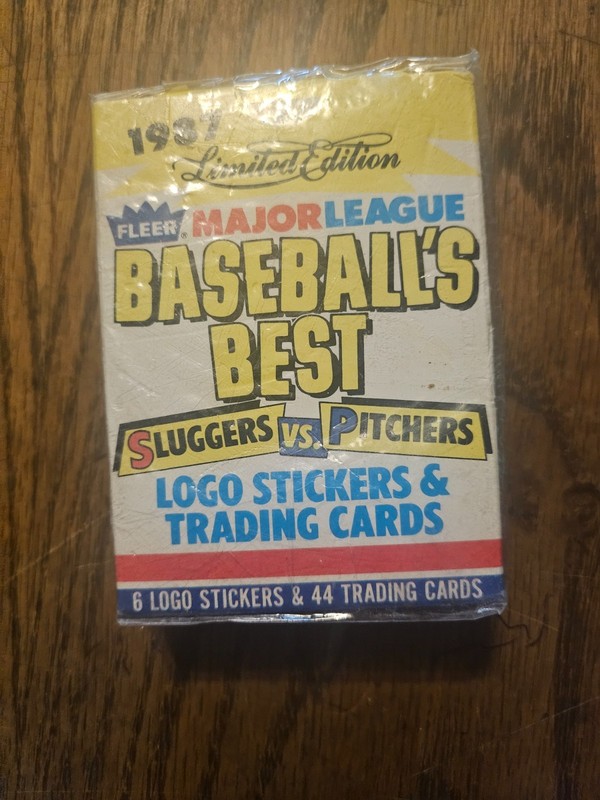 1987 Fleer Sluggers Pitchers Complete Factory Wrapped 44 Card Baseball Set