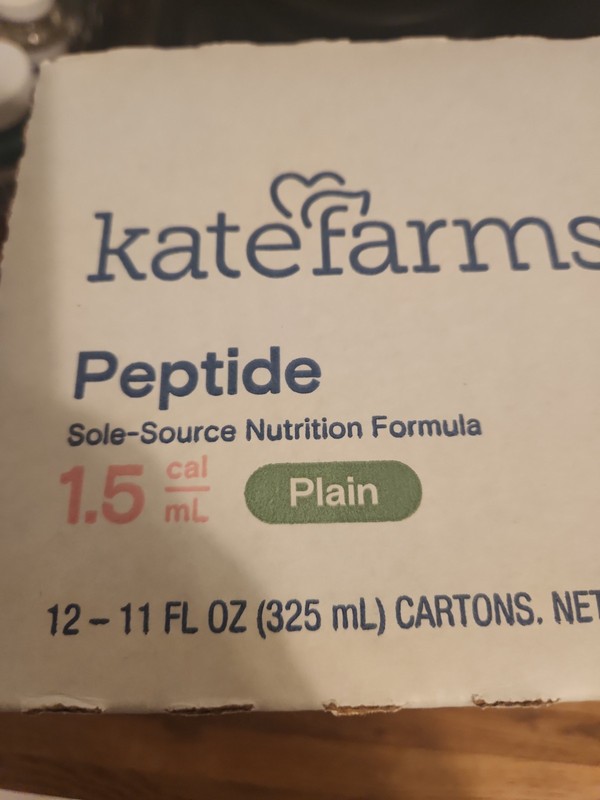 Kate Farms Peptide 1.5 Plain 12- 11 Oz Cartons