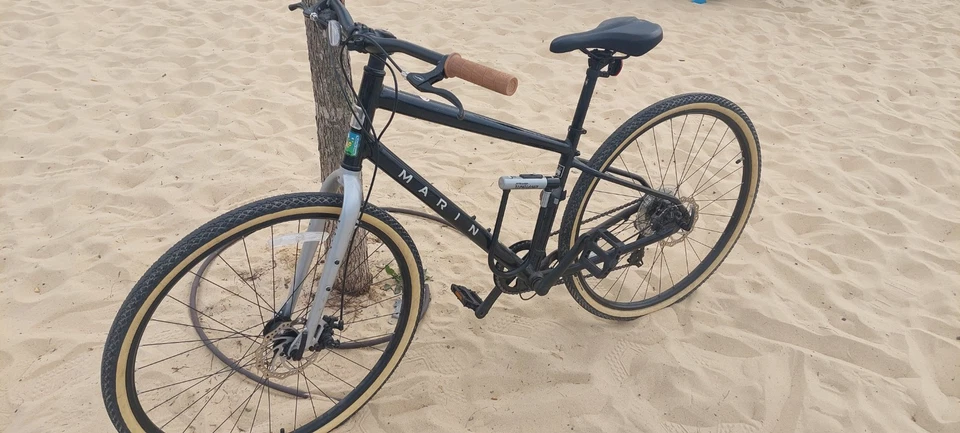 marin kentfield 1 st preto usado - Imagem 2 de 4