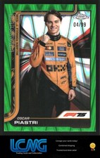 2025 Topps Chrome Formula 1 #6 Oscar Piastri Green RayWave Refractor #/99 A4X