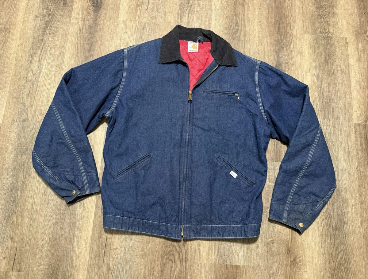 carhartt denim jean jacket products for sale | eBay