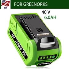 Battery 40V 6Ah For GreenWorks G-Max 29462 20302,20672,20202,Power Tool NEW
