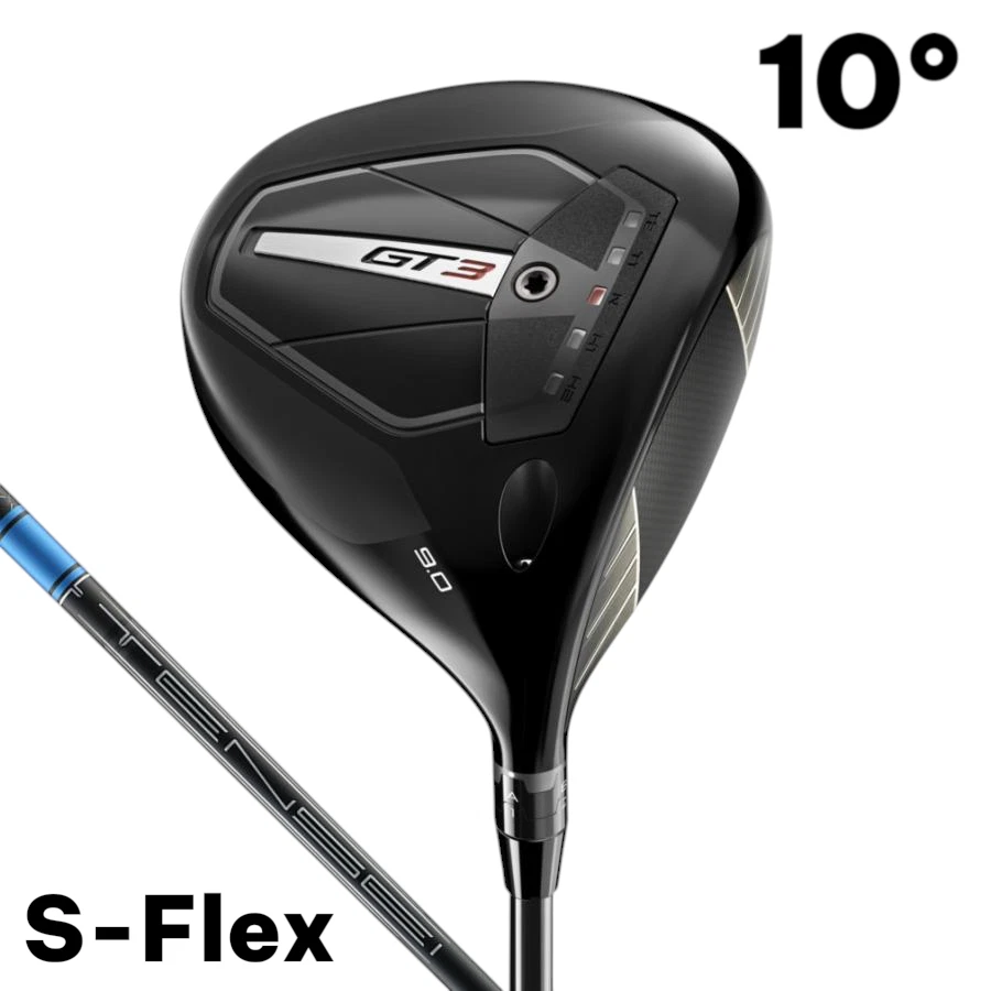 Titleist GT3 Driver 10 deg Stiff Tensei 1K Blue 55 w/HC Japan New