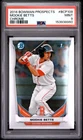 153938960 Mookie Betts 2014 Bowman #BCP109 Chrome Prospects Rookie RC PSA 9