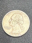 Washington Silver Quarter. 1954 D 90% Silver