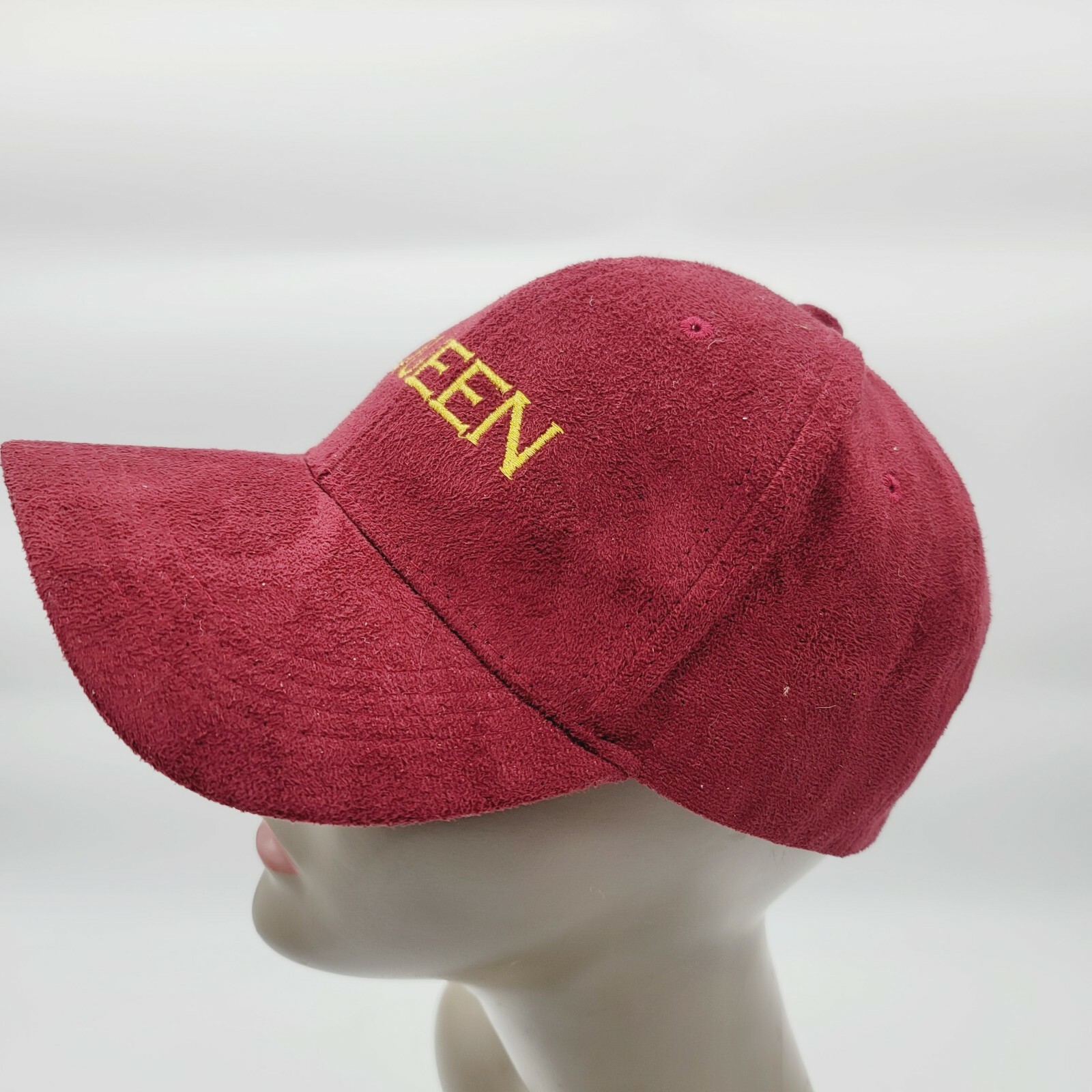 Maroon Baseball Cap Queen Soft Adjustable - image 2