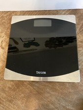 Taylor Bathroom Scales. Blk Glass. Working Condition. Digital Scales.