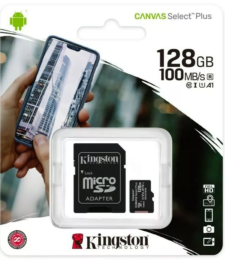 128GB Micro SD Card U1 C10 for GoPro Hero 8 Black,Hero7 (Black /Silver),Hero MAX