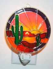 New Southwestern Scene Night Light Cactus Home Decor Free Ship