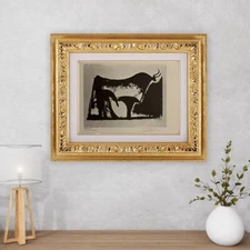 Pablo Picasso Original signed Print, COA and appraisal for $3,500 USD