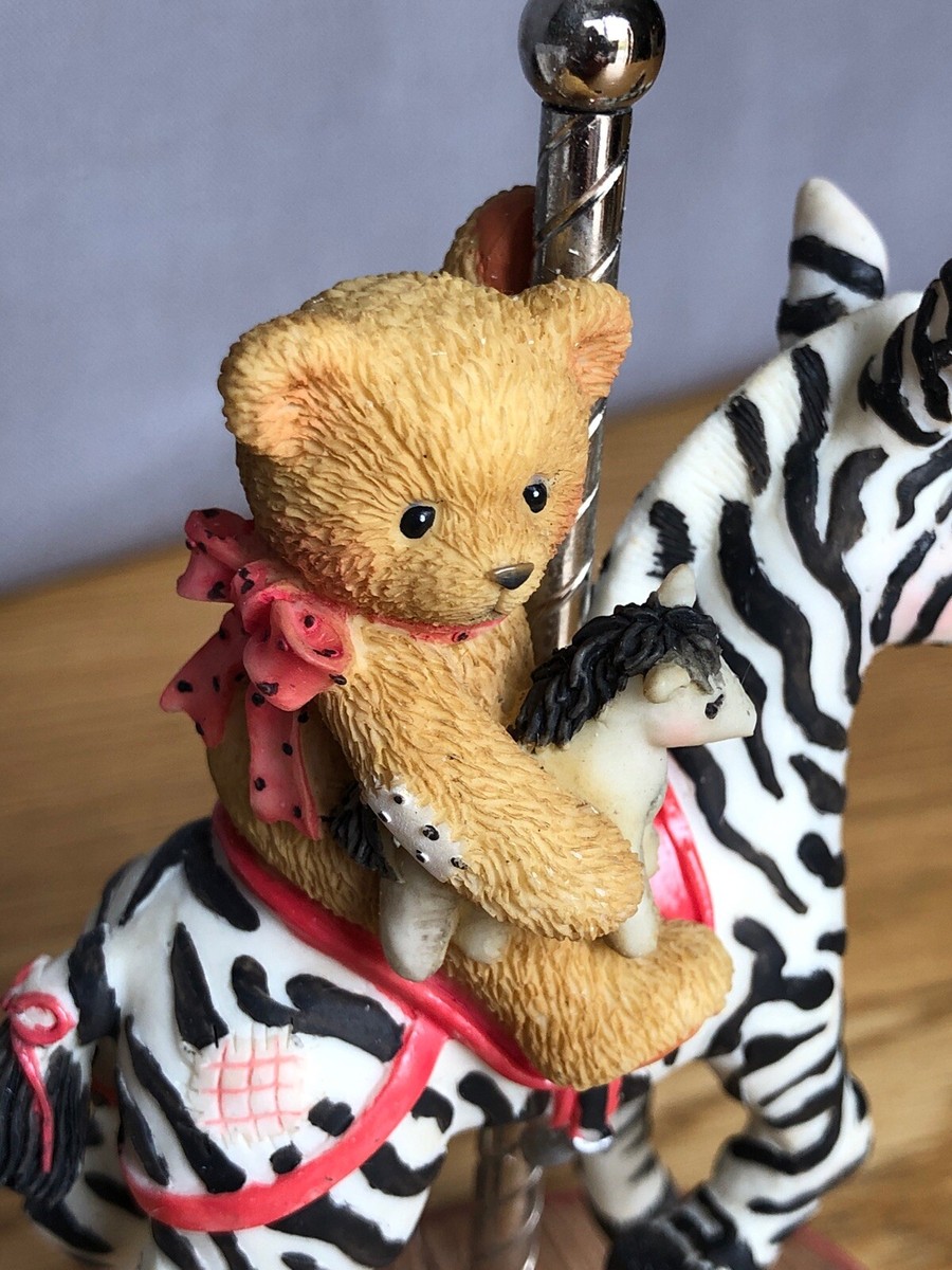 Enesco Cherished Teddies Jason Figurine #506214 Zebra Carousel | eBay