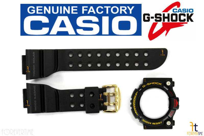 CASIO G-Shock Frogman GW-200Z-1 Original Black BAND & BEZEL CASIO G-Shock Frogman GW-200Z-1 Original Black BAND & BEZEL