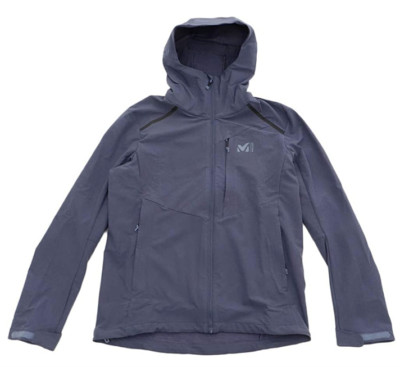 Millet Herren Flint Blue Tahoe Stretch Softshell Outdoor Wander Jacke Large neu mit Etikett
