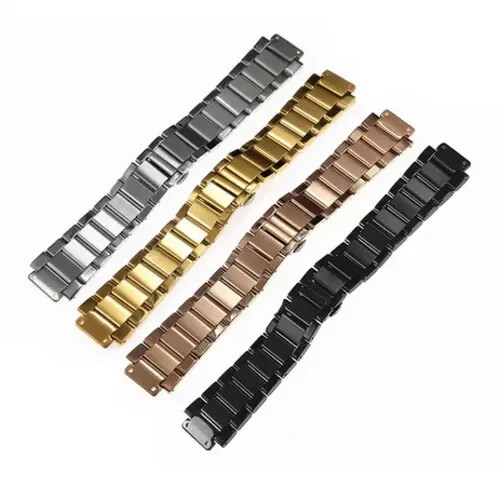 27x19mm, 22x15mm Solid Bracelet Strap For HUBLOT Classic Fusion Big Bang Watches