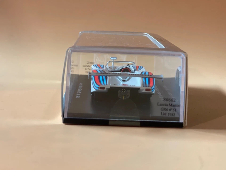 Spark 1/43 S0662 Lancia Martini GR6 #51LM 1982 Fabi Alboreto Stommelen - Immagine 3 di 3