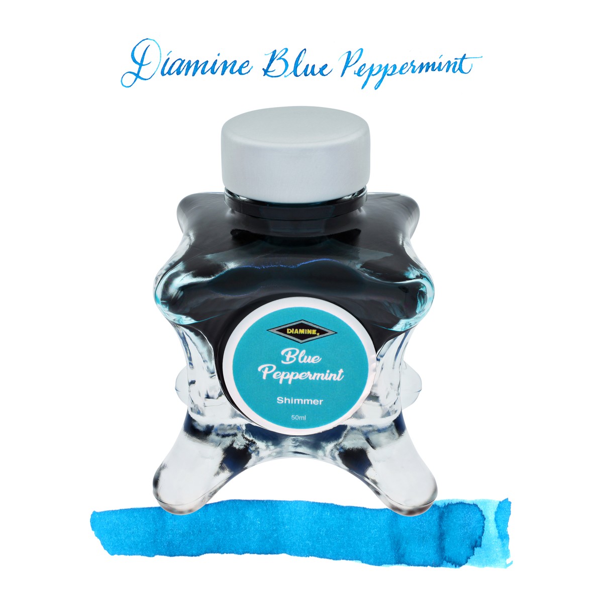 Diamine Inkvent Blue Edition Shimmer Bottled Ink in Blue