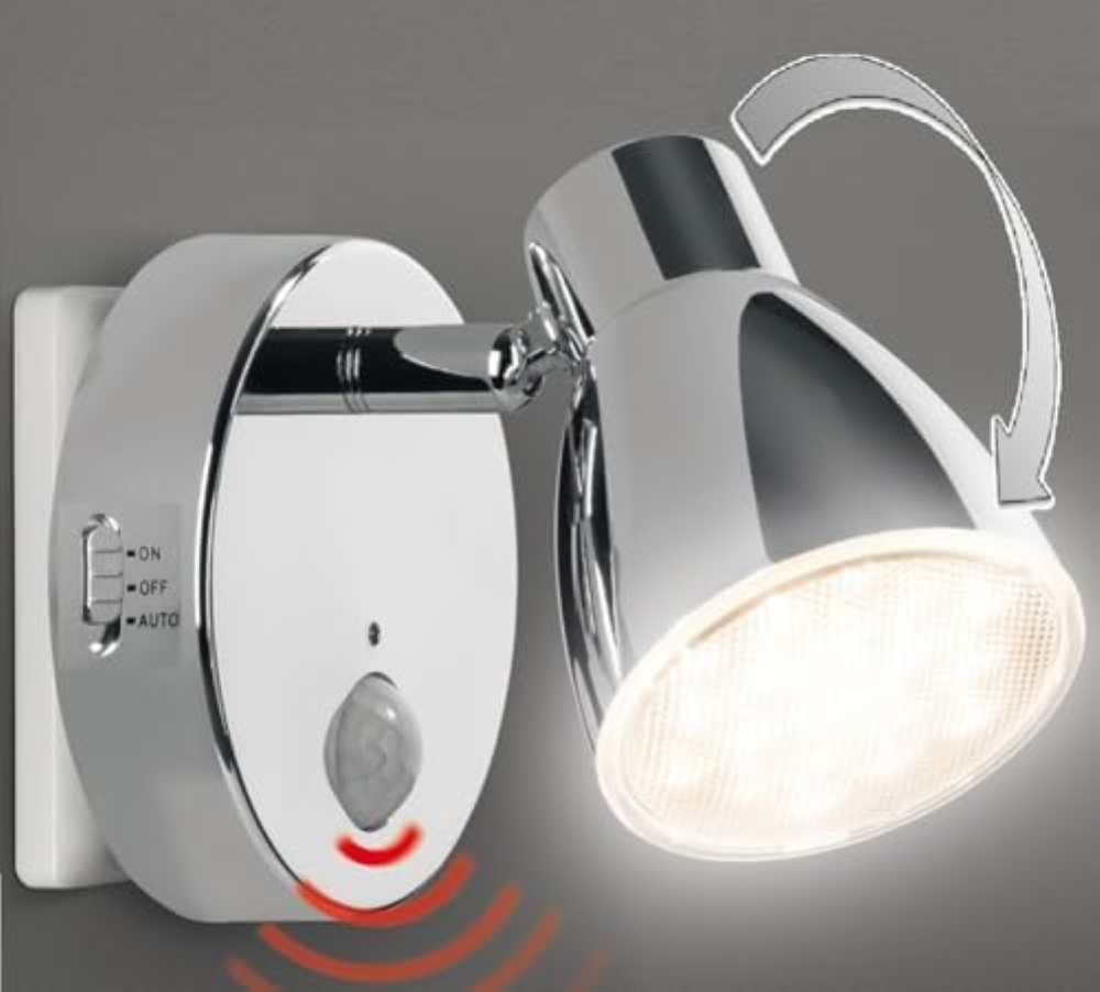 Trango 2635-018 Luce notturna con sensore LED *MILO* con sensore di movimento e