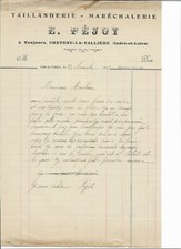 E. Péjot - Taillanderie, Maréchalerie - Vaujours, Château la Vallière - 1913