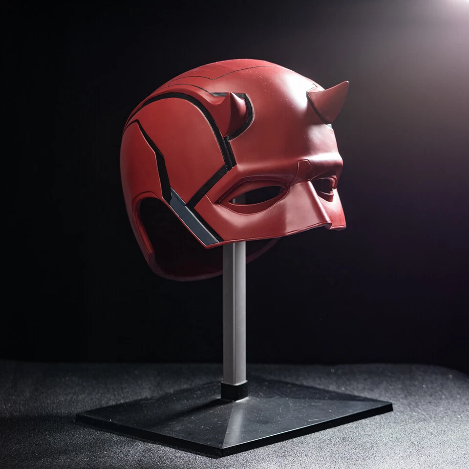 Xcoser Spiderman 3 Daredevil Cosplay Mask Helmet Props Resin 1:1 Replicas Adult  - Image 3 of 4