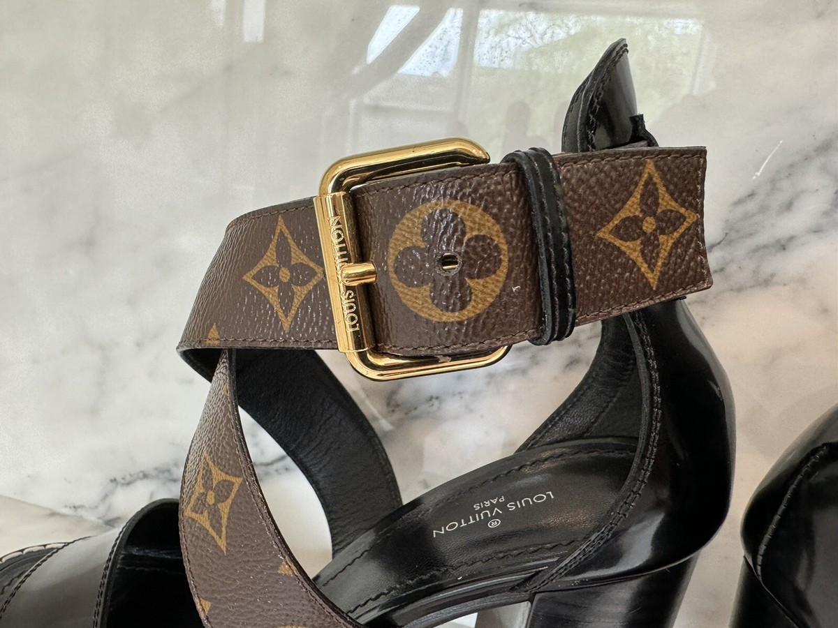 美品✨LOUIS VUITTON ハイヒール スタートレイルライン 38ハーフ
