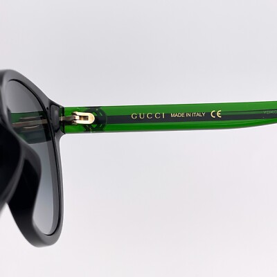 GUCCI GG0702SKN 004 Sunglasses Black Green Red Gray Round Women Gucci | Accessories | Gucci Gg702skn004 Sunglasses Black  main image 4