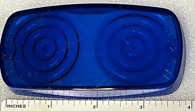 TMC2294 SAE P2PC77 BULLSEYE, BLUE SIGNAL LENS, NEW