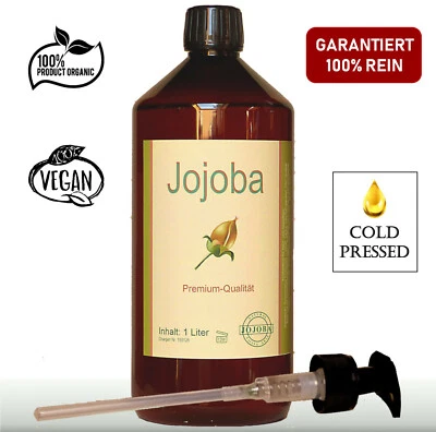 ESANA Jojobaöl 1 Liter kaltgepresst Gold für die anspruchsvolle Haut- u. Haarpflege