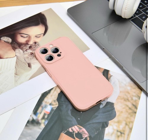 Funda de silicona para iPhone 15 Pro Max 6,7 pulgadas agujero fino a prueba de arañazos golpes - Imagen 5 de 6
