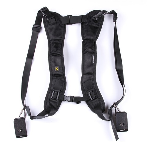 Double Shoulder Sling Belt Quick Rapid Strap K f 2 Two DSLR Digital Camera Black - Picture 10 of 10